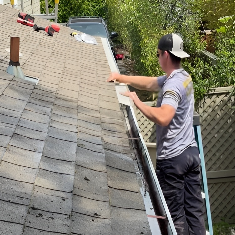 gutter guard installation